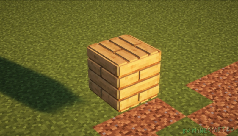 Planks 3D - 3   [1.21.10] [1.20.6] [1.19.4] [1.18.2] [1.16.5] [1.12.2] [16x]