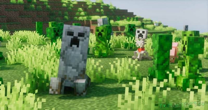 Fresh Animations: Creepers -   +  [1.21.10] [1.20.6] [1.20.1] [16x]