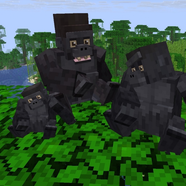Animal Garden - Western Gorilla -   [1.21.10] [1.21.8] [1.21.4] [1.21.1] [1.20.1]