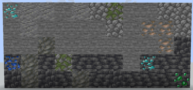 Connected Rocks - �������� �������� ����� ��������� �������� [1.21.11] [1.20.6] [16x]