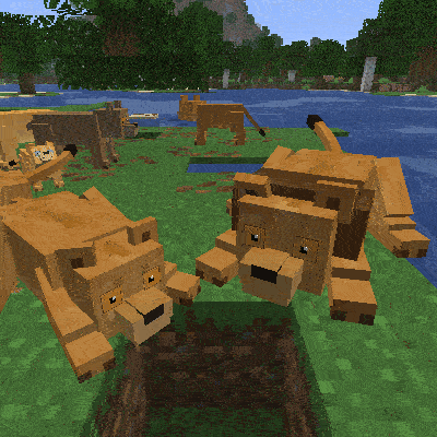 Animal Garden - Lion - ��� [1.21.11] [1.21.8] [1.21.5] [1.21.4] [1.21.1] [1.20.1]