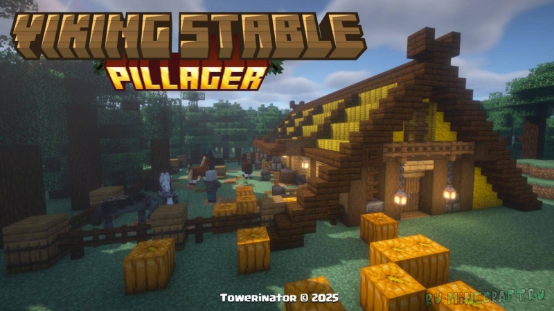 Viking Pillager Stable - ������ �������� [1.21.11] [1.21.8] [1.21.5] [1.21.1] [1.20.1]