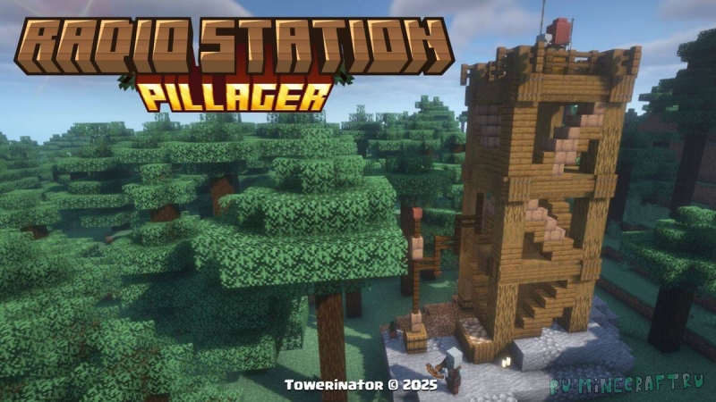 Radio Station Tower - ������ ����� ������� [1.21.11] [1.21.10] [1.21.8] [1.21.1] [1.20.1]