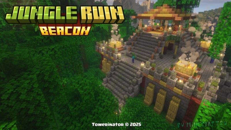 Jungle Ruin Beacon - ������ ����������� ������ � ������ [1.21.11] [1.21.1] [1.20.1]