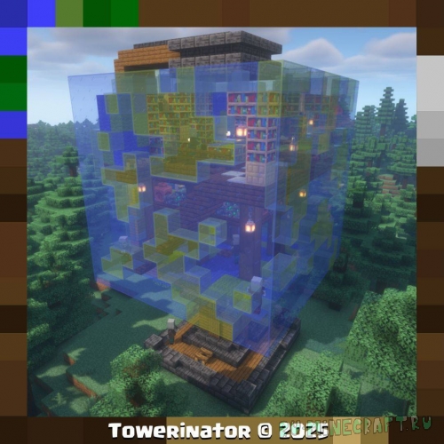 Cartography Earth Tower - ������ �����������-����������� [1.21.11] [1.21.1] [1.20.1]
