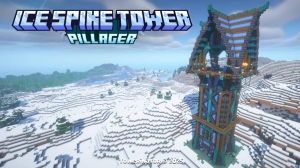 Ice Spike Pillager Tower - ������� ����� [1.21.11] [1.21.8] [1.21.5] [1.21.1] [1.20.1]