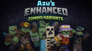 Azu's Enhanced Zombie Variants x Fresh Animations - ���������� ����� � ������ ���������� [1.21.11]