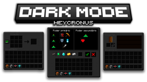 Dark Mode GUI - Heycronus - ������ ������� [1.21.11] [1.16.5] [1.12.2] [16x]
