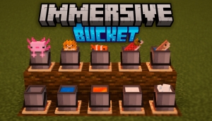 Immersive Bucket - 3D ����� � ����� [1.21.11] [1.21.1] [1.20.1] [1.16.5] [1.12.2] [16x]