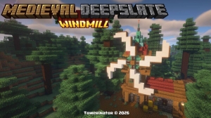 Medieval Deepslate Windmill - ������������� �������� [1.21.11] [1.21.5] [1.20.1]
