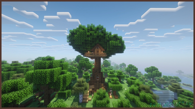 Forest Survival Treehouse - ����� �� �������� ������ [1.21.11] [1.21.1] [1.20.1] [1.16.5]