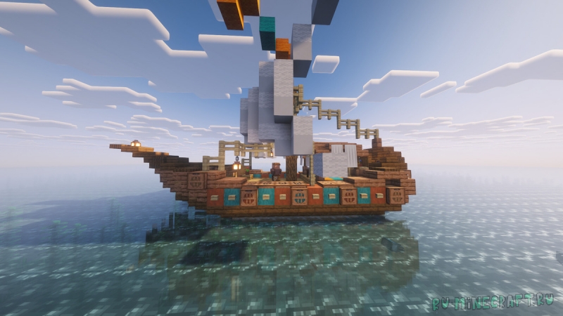 Villager Viking Ship - ������� �������� [1.21.11] [1.21.10] [1.21.1] [1.20.1]