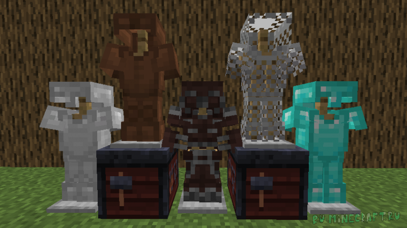 Chained leather armor - ���������� ����� � ����� [1.21.8] [1.21.1] [1.20.1]