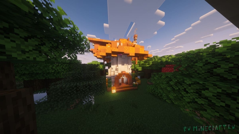 Mushroom Villager House - ������� ����� ������� [1.21.11] [1.21.10] [1.21.1] [1.20.1]