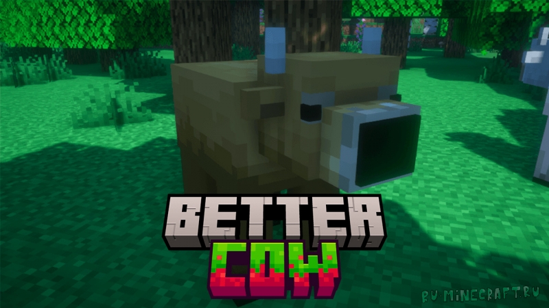 Better Cow - ����� 3� ������ ������� [1.21.11] [1.20.6] [1.19.4] [1.16.5] [1.12.2] [16x]