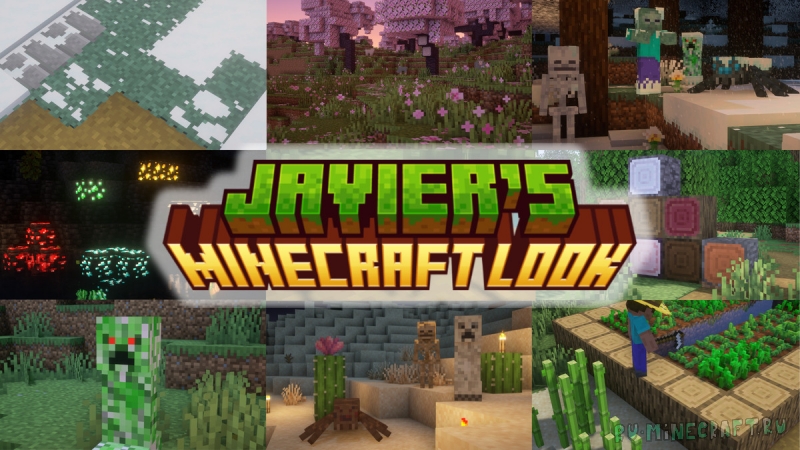 javier's minecraft look - ��������� � ����������� ��������� [1.21.11] [1.21.8] [16x]