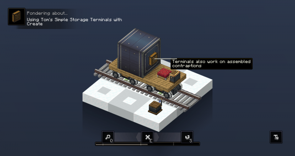 Create Contraption Terminals - ������������� ����� Tom's Simple Storage � Create [1.21.1] [1.20.1]