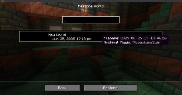 FTB Backups 3 - ��������� ����������� ���� [1.21.11]