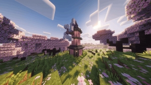 Cherry Villager Windmill - ���������� �������� [1.21.11] [1.21.1] [1.20.1]