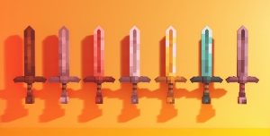 3D Tools and Weapons - �������� ����������� � ������ [1.21.11] [16x]