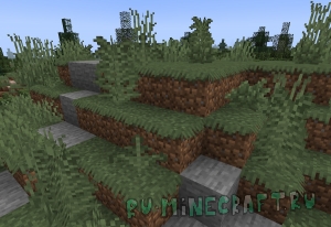 Bushy Grass Blocks - ������ ����� �� ����� � ������ [1.21.11] [1.20.6] [1.19.4] [16x]