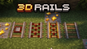 Rails 3D - Heycronus - 3� ������ [1.21.11] [1.20.6] [1.19.4] [1.16.5] [1.12.2] [16x]
