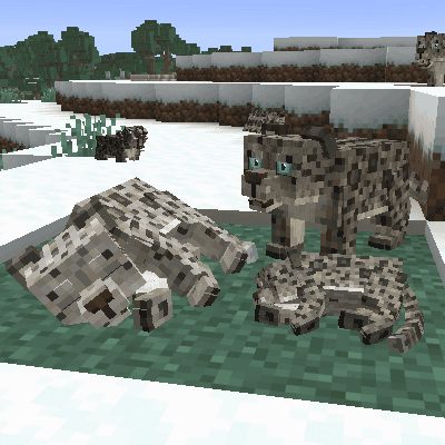 Animal Garden - Snow Leopard - ������� ������� [1.21.11] [1.21.1] [1.20.1]
