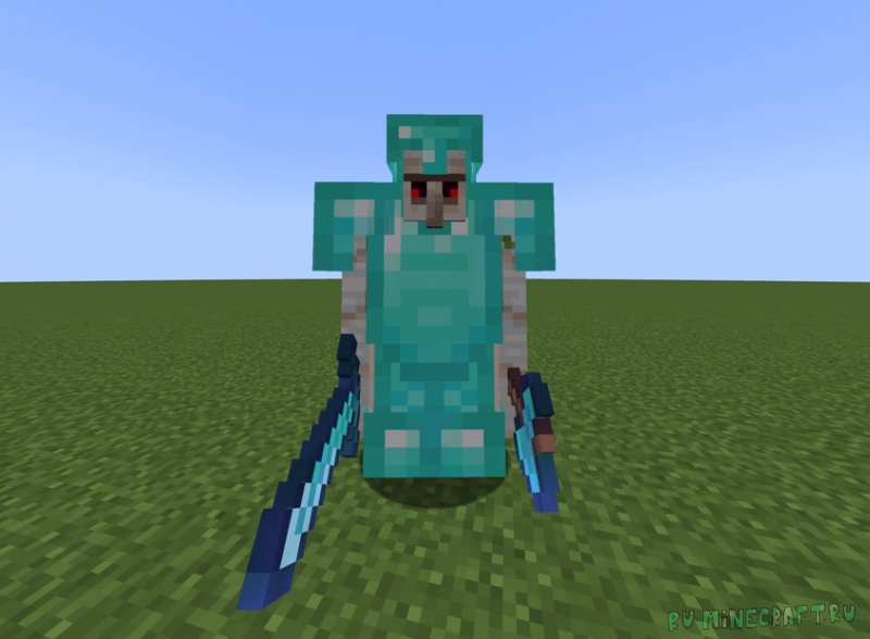 Armored Iron Golem - �������� ����� � ����� [1.20.1]