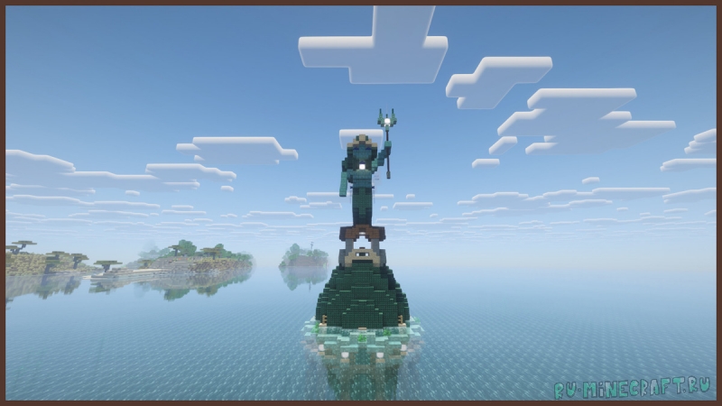 Ocean Mermaid Statue - ������ ������� [1.21.11] [1.21.10] [1.21.8] [1.21.1] [1.20.1]