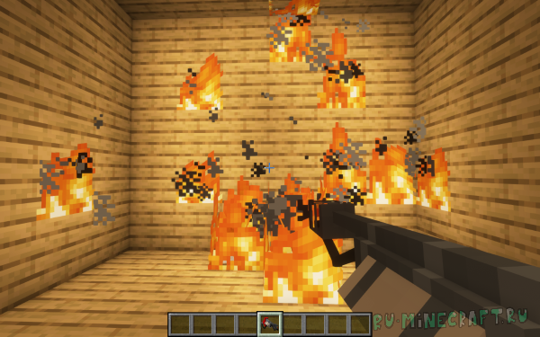 Flint and Steel - FLAMETHROWER - ������ ������ ������� [1.21.11] [1.20.2] [1.19.4] [1.18.2] [64x]