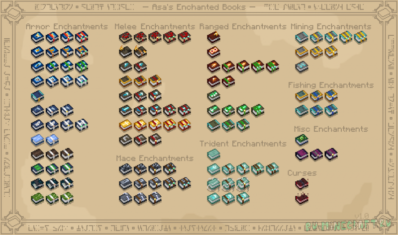 Asa's Enchanted Books - �������� ������ � ������������� [26.1.2] [1.21.11] [16x]