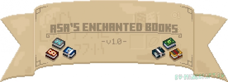Asa's Enchanted Books - �������� ������ � ������������� [26.1.2] [1.21.11] [16x]