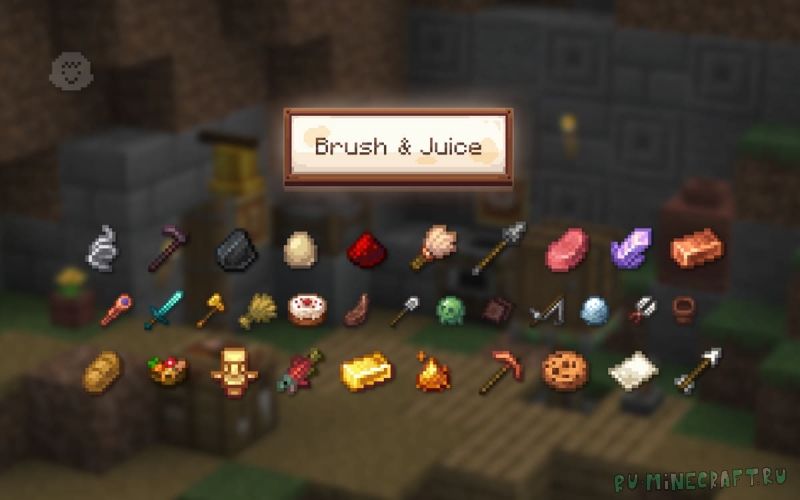 Brush & Juice - ��������� ��������� � ������� [26.1.2] [1.21.11] [1.20.6] [16x]