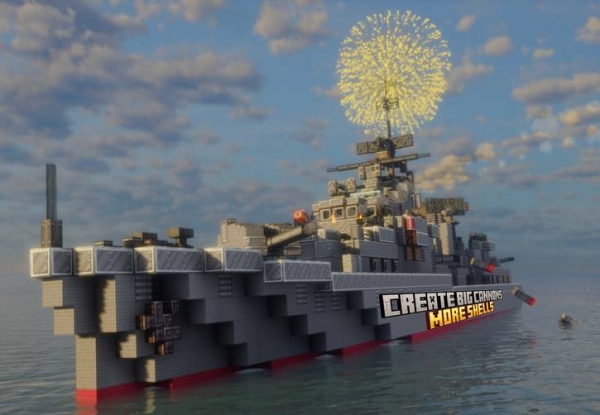 CBC Military Supplement - ������ ������� ����� � �������� ��� Create Big Cannons [1.21.1] [1.20.1]