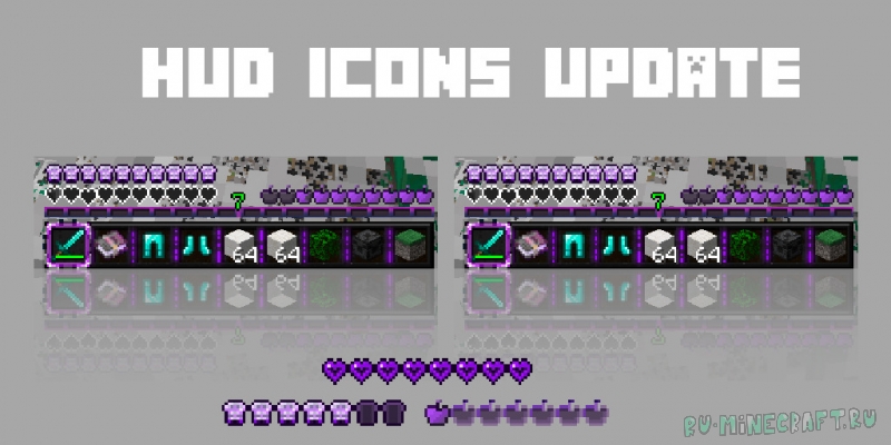 DarkerNeon purple - �����-���������� ��� [26.1.2] [1.21.11] [16x]
