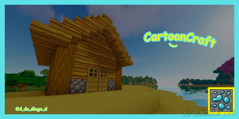 CartoonCraft - ��������� ��������� [26.1.2] [1.21.11] [1.20.6] [1.16.5] [1.12.2] [512x]