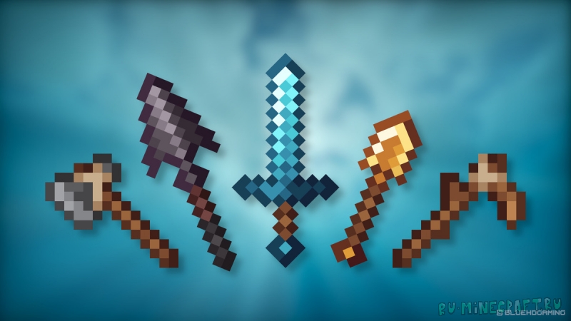 Fresh Weapons & Tools - ������ ������ � ����������� [26.1.2] [1.21.11] [16x]