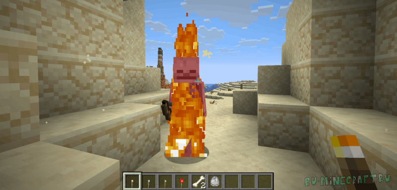 Fire Aspect Torch - �������� ����� ������� [26.1.2] [1.21.11] [1.21.1] [1.20.1] [1.16.5]