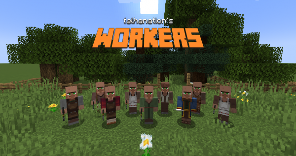 Villager Workers 2.0.0 - NPC ��� ������ [1.20.1] [1.19.2] [1.18.2] [1.16.5]