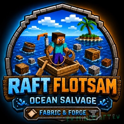 Raft Flotsam - Ocean Salvage - ���� � ���������� [1.20.1]
