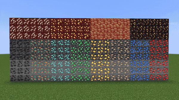 Animated Ore - ���� � ���������� [26.2] [26.1.2] [1.21.11] [1.20.6] [1.16.5] [16x]