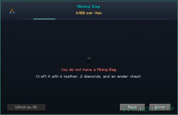 Mining Progression - �������� ����� [26.2]