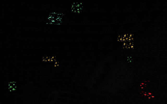 Emissive Starry Ores - ���������������� ������������� ���� [26.2] [26.1.2] [16x]