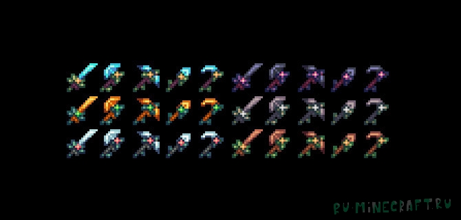 Overgrown Tools - ����������� ��� � ��������� ������������� [1.21.11] [16x]